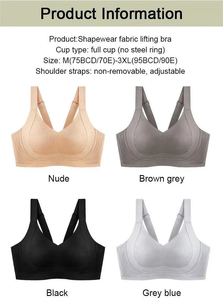 🔥Summer Clearance🏆Wire-Free Non-Marking Skin-Friendly Push-Up Bra 🔥(Pack of 3)